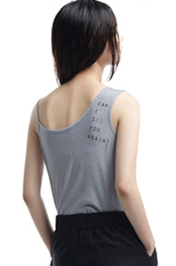 [14SS / SALE] can i see you again? sleeveless top (gray)