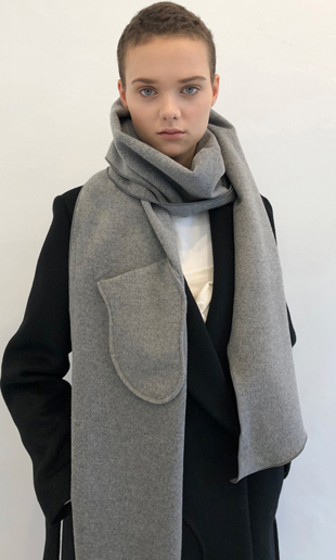 [EVENT] 18 WINTER wool+cashmere pocket muffler (gray)