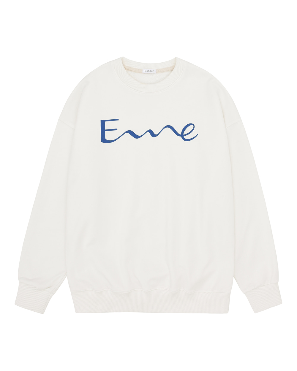 SIGNATURE OVER SIZED SWEAT-SHIRT (WHITE) (3colors)