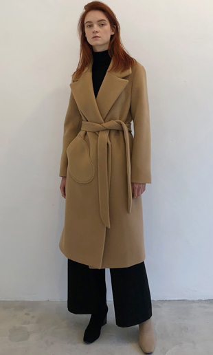 [EVENT] 18 WINTER wave pocket wool coat (beige)